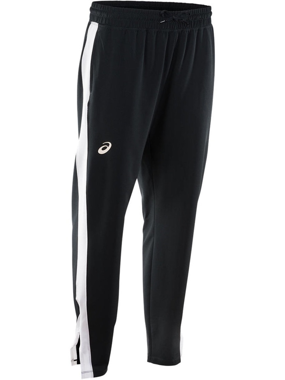 ASICS Gray Track Pants with White Side Panels